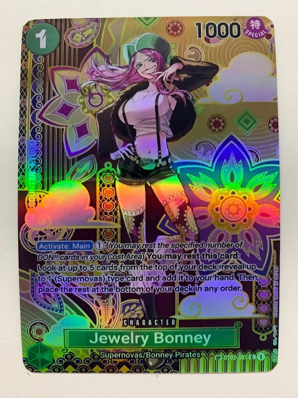 Jewelry Bonney ST02-007 (Alternate Art) | FULL HOLO | Orica PROXY