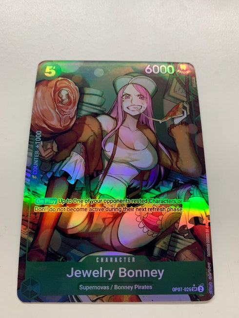 Jewelry Bonney OP07-026 (Alternate Art) | FULL HOLO | Orica PROXY