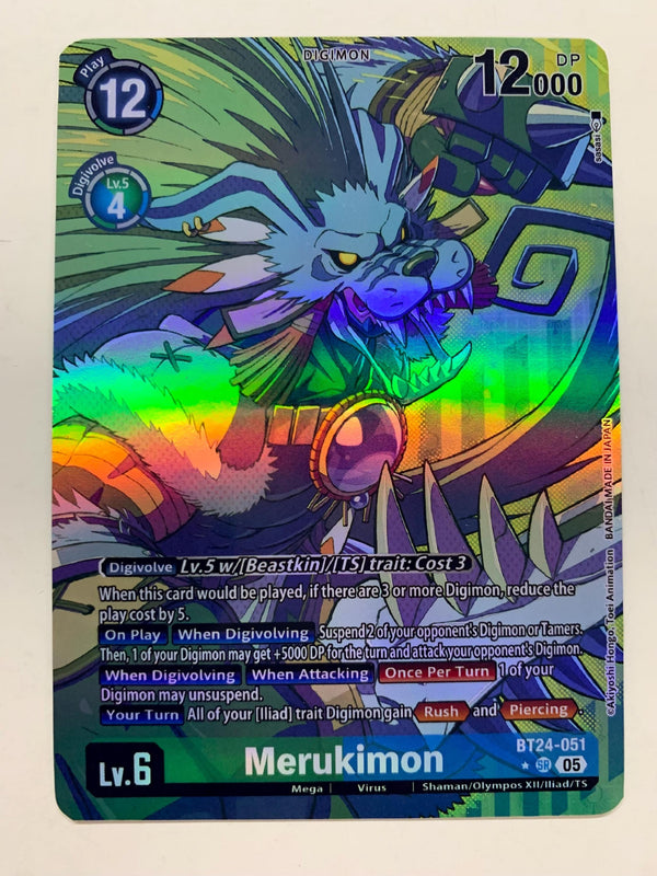 Merukimon BT24-051 (Alternate Art) | FULL HOLO | Orica PROXY