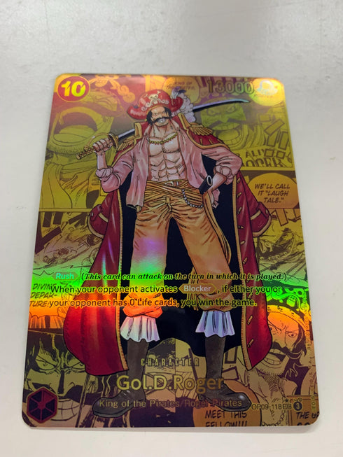 Gol D. Roger OP09-118 (Alternate Art) | FULL HOLO | Orica PROXY