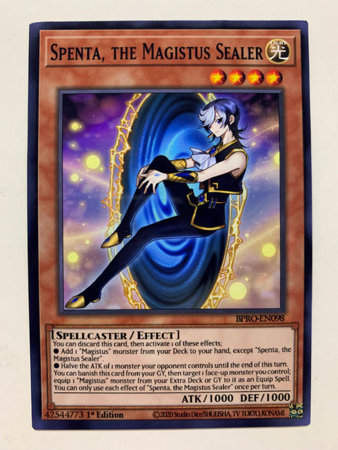 Spenta, the Magistus Sealer | Secret Rare | Orica PROXY