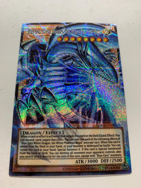 Blue-Eyes White Dragon, the White Phantom Beast | Overframe Rare | Orica PROXY