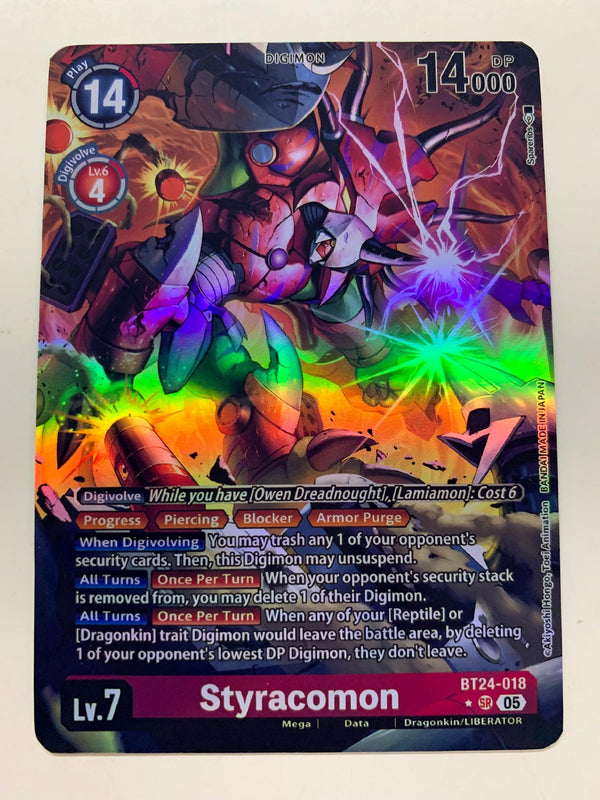 Styracomon BT24-018 (Alternate Art) | FULL HOLO | Orica PROXY