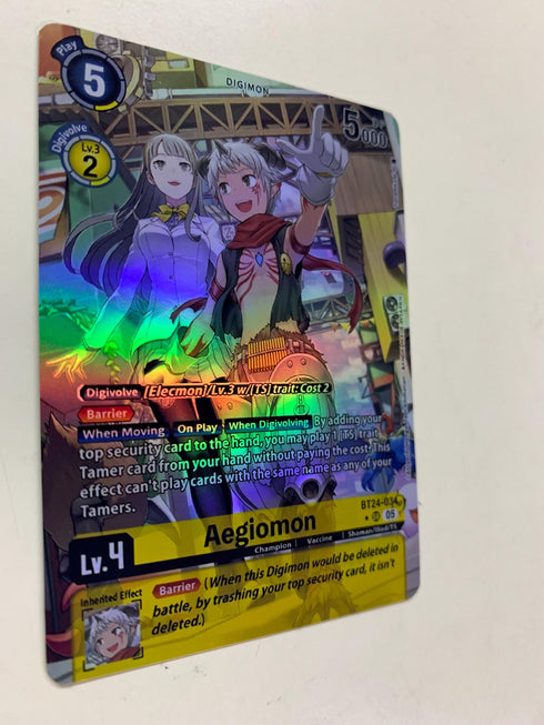 Aegiomon BT24-034 (Alternate Art) | FULL HOLO | Orica PROXY