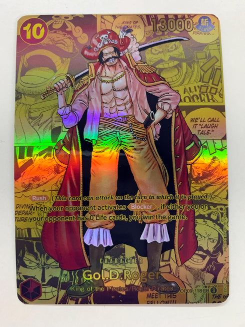 Gol D. Roger OP09-118 (Alternate Art) | FULL HOLO | Orica PROXY