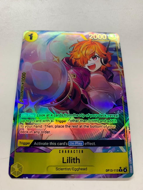 Lilith OP13-113 (Alternate Art) | FULL HOLO | Orica PROXY
