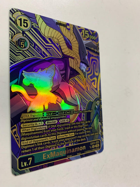 ExMaquinamon EX11-073 (Alternate Art) | FULL HOLO | Orica PROXY