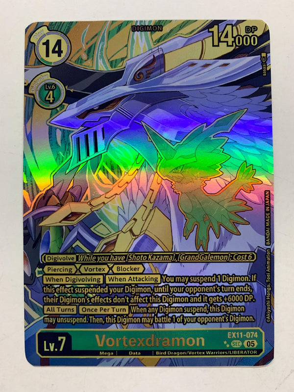 Vortexdramon EX11-074 (Alternate Art) | FULL HOLO | Orica PROXY