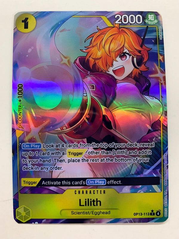 Lilith OP13-113 (Alternate Art) | FULL HOLO | Orica PROXY