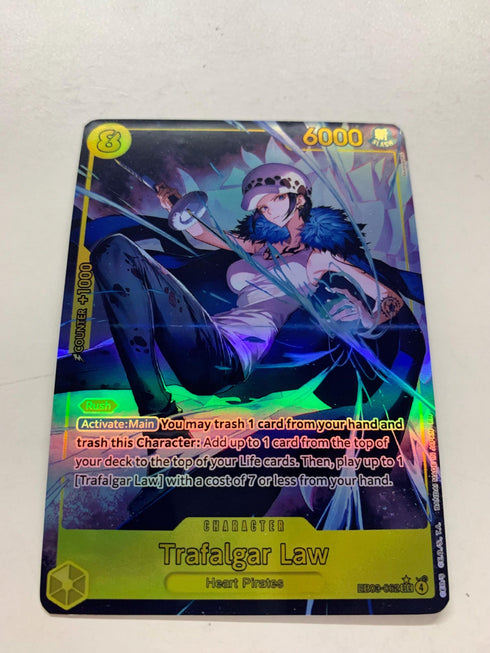 Trafalgar Law EB03-062 (Alternate Art) | FULL HOLO | Orica PROXY