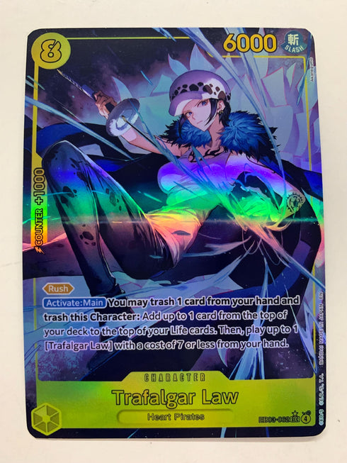 Trafalgar Law EB03-062 (Alternate Art) | FULL HOLO | Orica PROXY
