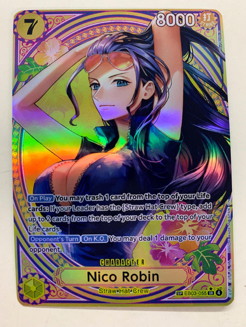 Nico Robin EB03-055 (Alternate Art) | FULL HOLO | Orica PROXY
