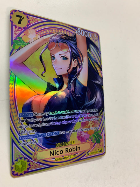 Nico Robin EB03-055 (Alternate Art) | FULL HOLO | Orica PROXY