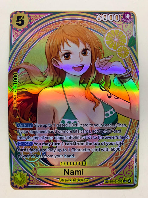 Nami EB03-053 (Alternate Art) | FULL HOLO | Orica PROXY