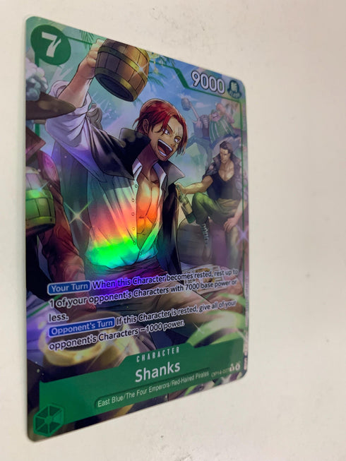 Shanks OP14-027 (Alternate Art) | FULL HOLO | Orica PROXY