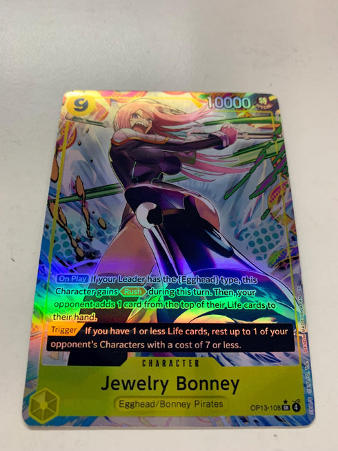 Jewelry Bonney OP13-108 (Alternate Art) | FULL HOLO | Orica PROXY