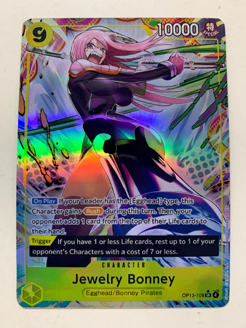 Jewelry Bonney OP13-108 (Alternate Art) | FULL HOLO | Orica PROXY