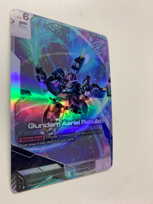 Gundam Aerial Rebuild GD01-067 (Alternate Art) | FULL HOLO | Orica PROXY