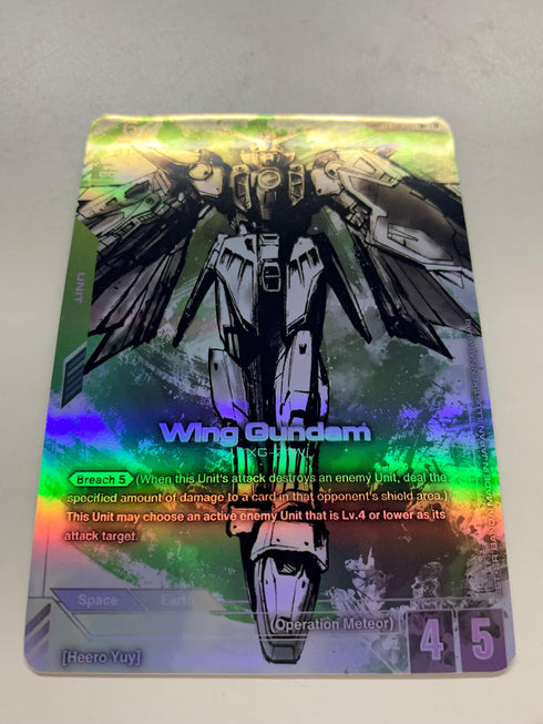 Wing Gundam ST02-001 (Alternate Art) | FULL HOLO | Orica PROXY