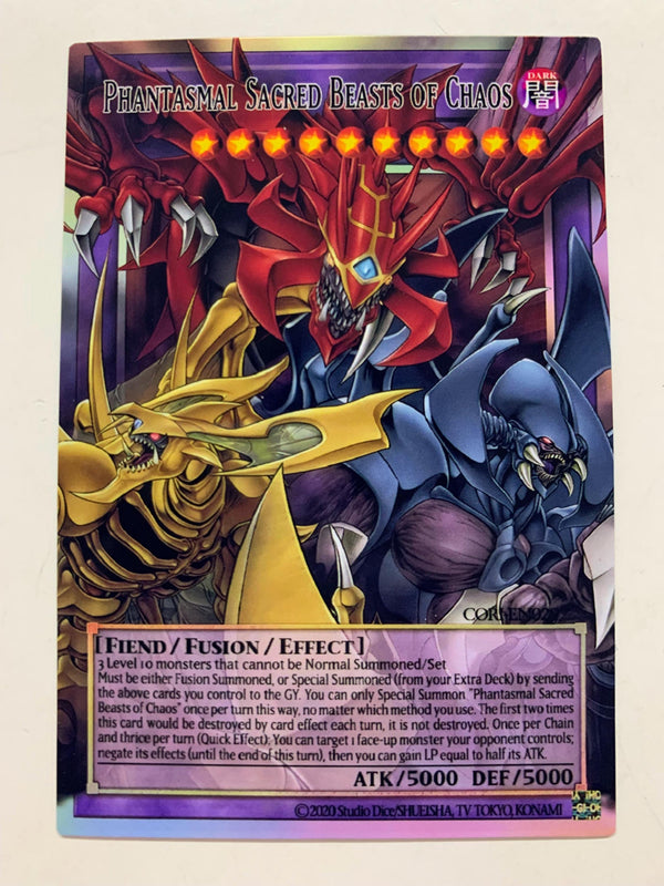 Phantasmal Sacred Beasts of Chaos | Overframe Rare | Orica PROXY