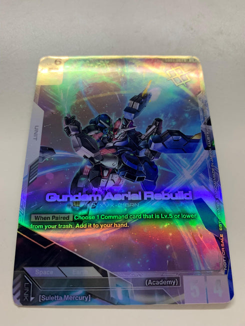 Gundam Aerial Rebuild GD01-067 (Alternate Art) | FULL HOLO | Orica PROXY
