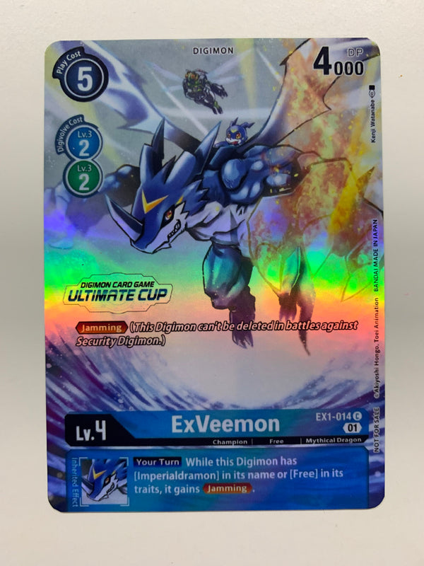 ExVeemon EX1-014 (Alternate Art) | FULL HOLO | Orica PROXY