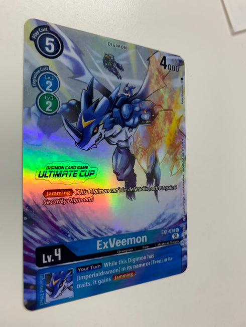 ExVeemon EX1-014 (Alternate Art) | FULL HOLO | Orica PROXY