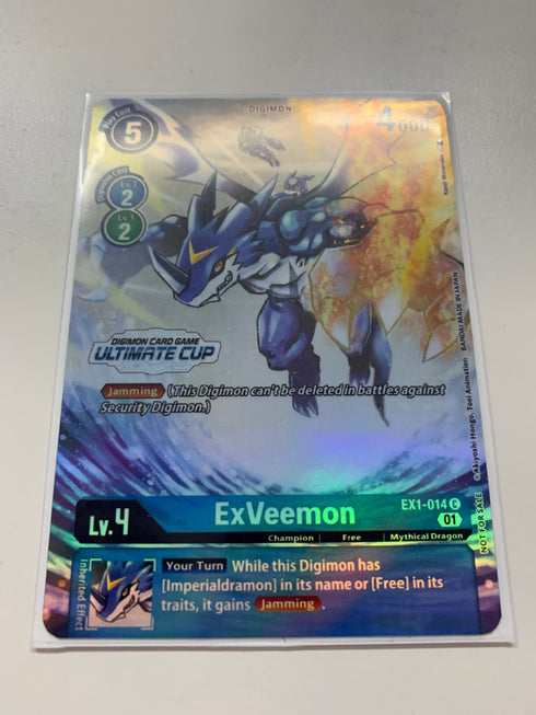ExVeemon EX1-014 (Alternate Art) | FULL HOLO | Orica PROXY