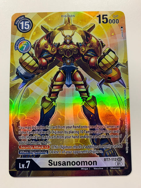 Susanoomon BT7-112 (Alternate Art) | FULL HOLO | Orica PROXY