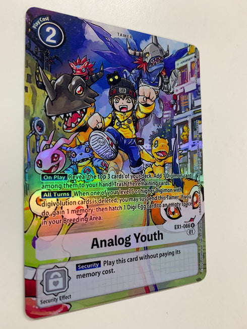 Analog Youth EX1-066 (Alternate Art) | FULL HOLO | Orica PROXY