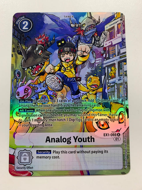 Analog Youth EX1-066 (Alternate Art) | FULL HOLO | Orica PROXY