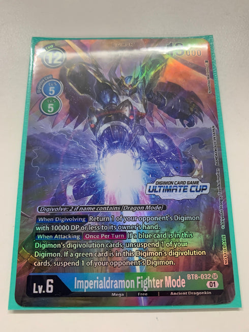 Imperialdramon Fighter Mode BT8-032 (Alternate Art) | FULL HOLO | Orica PROXY