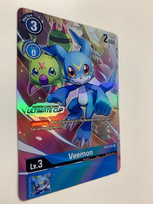 Veemon BT3-021 (Alternate Art) | FULL HOLO | Orica PROXY