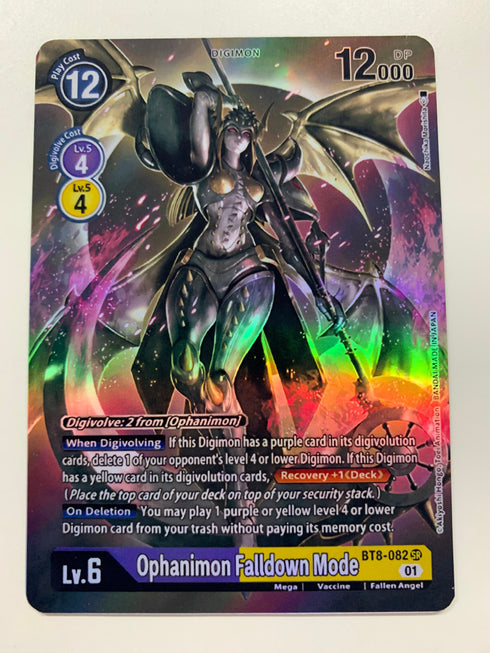 Ophanimon Falldown Mode BT8-082 (Alternate Art) | FULL HOLO | Orica PROXY