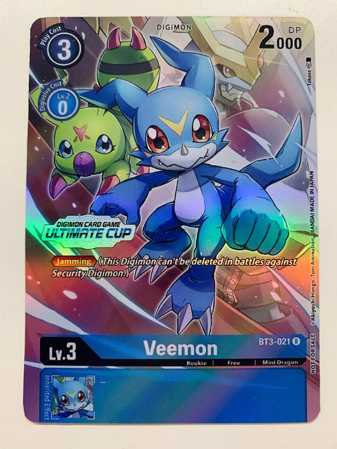 Veemon BT3-021 (Alternate Art) | FULL HOLO | Orica PROXY