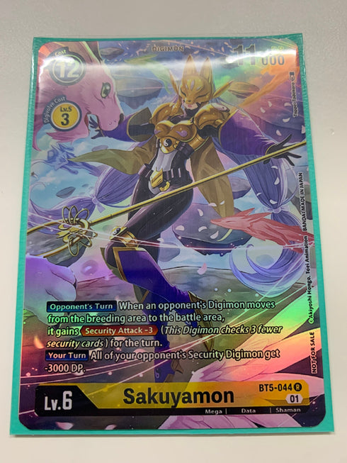 Sakuyamon BT5-044 (Alternate Art) | FULL HOLO | Orica PROXY