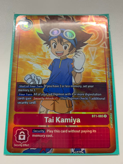 Tai Kamiya BT1-085 (Alternate Art) | FULL HOLO | Orica PROXY