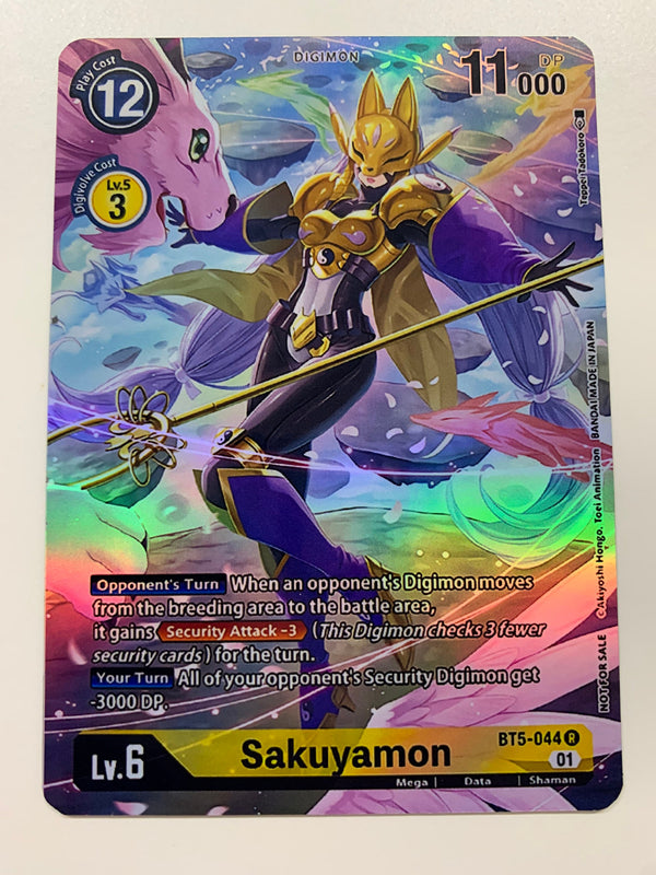 Sakuyamon BT5-044 (Alternate Art) | FULL HOLO | Orica PROXY