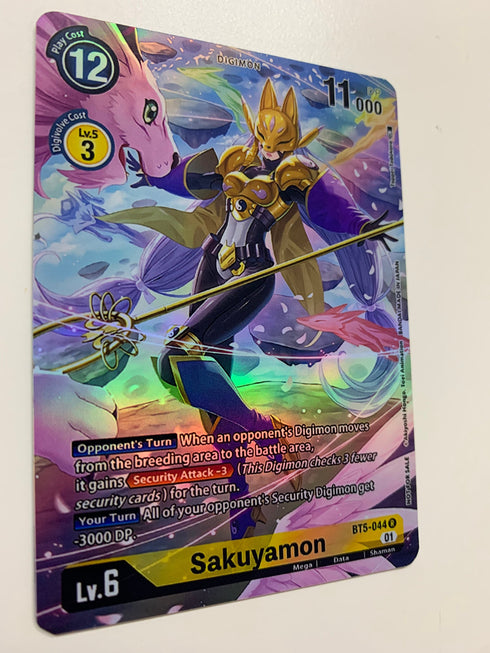Sakuyamon BT5-044 (Alternate Art) | FULL HOLO | Orica PROXY