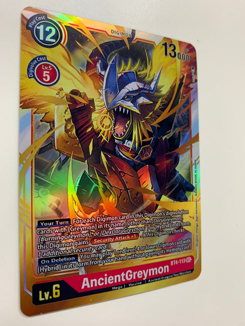 AncientGreymon BT4-113 | FULL HOLO | Orica PROXY