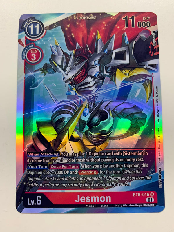 Jesmon BT6-016 (Alternate Art) | FULL HOLO | Orica PROXY