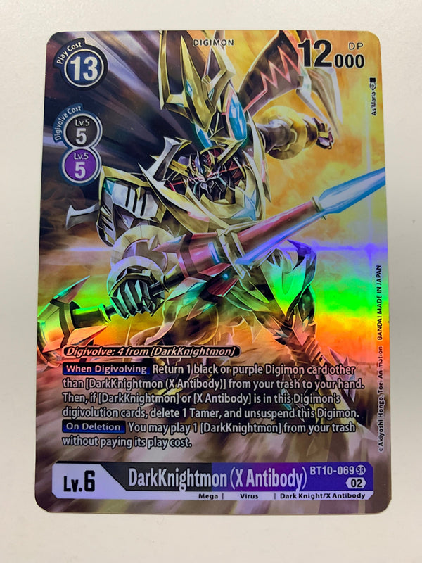 DarkKnightmon (X Antibody) BT10-069 (Alternate Art) | FULL HOLO | Orica PROXY