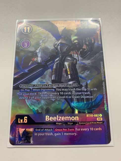 Beelzemon BT10-082 (Alternate Art) | FULL HOLO | Orica PROXY