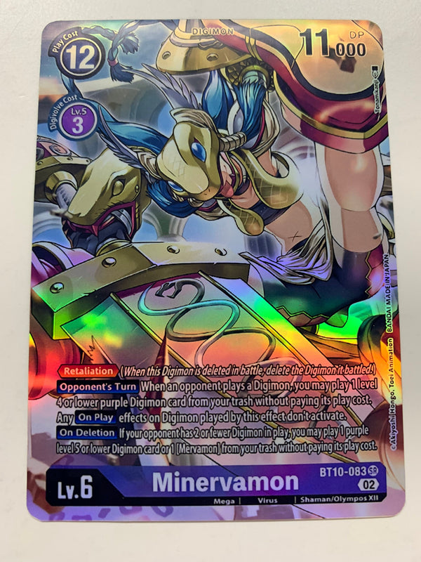 Minervamon BT10-083 (Alternate Art) | FULL HOLO | Orica PROXY