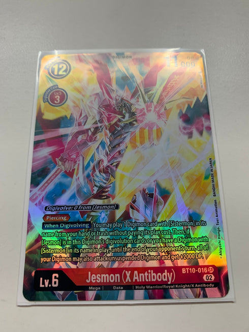 Jesmon (X Antibody) BT10-016 (Alternate Art) | FULL HOLO | Orica PROXY