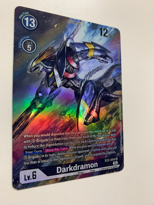 Darkdramon EX3-054 (Alternate Art) | FULL HOLO | Orica PROXY