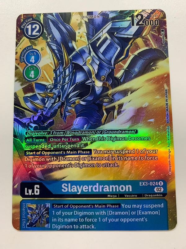 Slayerdramon EX3-024 (Alternate Art) | FULL HOLO | Orica PROXY