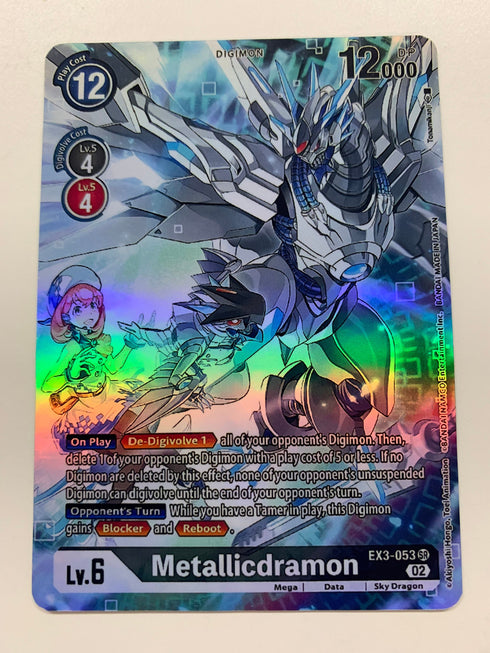 Metallicdramon EX3-053 (Alternate Art) | FULL HOLO | Orica PROXY