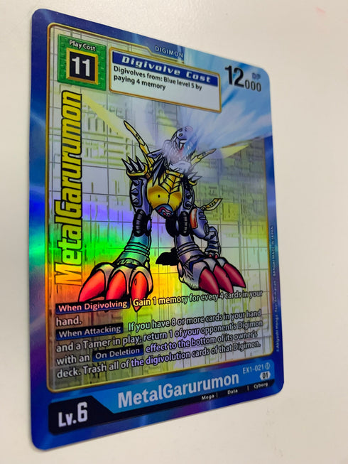 MetalGarurumon EX1-021 (Alternate Art) | FULL HOLO | Orica PROXY