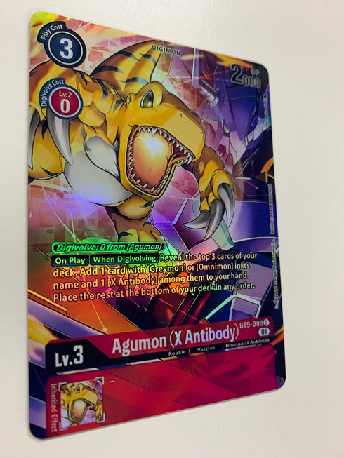 Agumon (X Antibody) BT9-008 (Alternate Art) | FULL HOLO | Orica PROXY